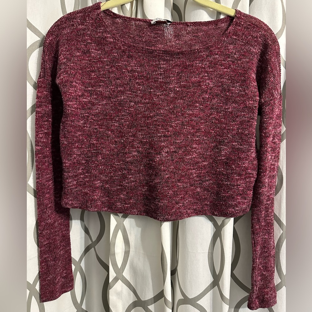Tobi cropped knit top